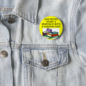 grappige regels voor schrijvers ronde button 5,7 cm (In situ)