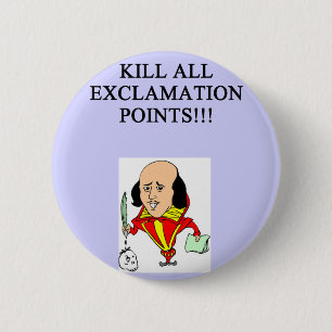 grappige regels voor schrijvers ronde button 5,7 cm