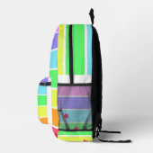 Grappige Regenboog en Ster Print Knip Naai Tas (Rechts)