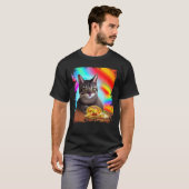 Grappige Regenboog Kat Taco Kitty Internet Meme T-shirt (Voorkant volledig)