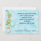 Grappige Regenboog Tekst Afscheidsfeestje Man Kaart (Achterkant)