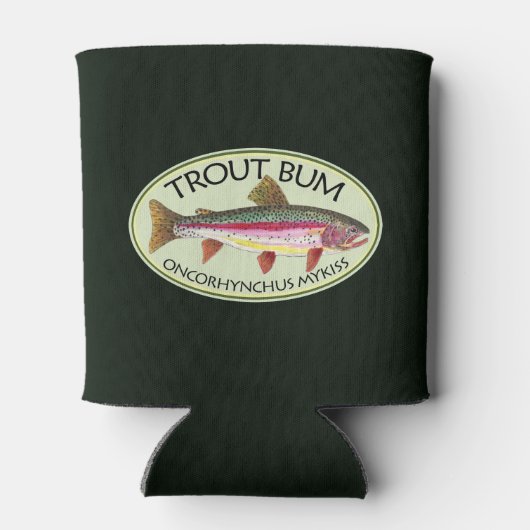 Grappige regenboogforel Bum Gevist Blikjeskoeler (Achterkant)