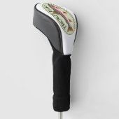 Grappige Regenboogforel Visverslaafde Visserij Golfheadcover (Schuin)