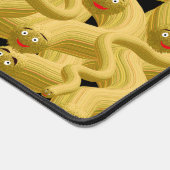 Grappige regenwormen bureaumat (Hoek)