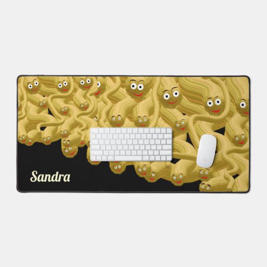 Grappige regenwormen bureaumat (Keyboard & Muis)