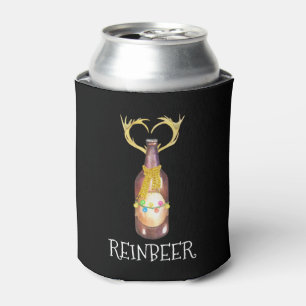 Grappige Reinbeer Bier Liefhebber Kerstmis Blikjeskoeler