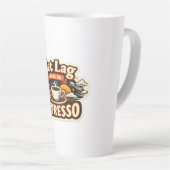 Grappige Reis Koffie Liefhebber Hoed Latte Mok (Rechterhoek)