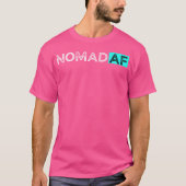 Grappige reiziger Nomad Af Camping Camper River Tr T-shirt (Voorkant)