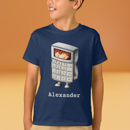 Grappige rekenmachine Kinder Wiskunde T-shirt