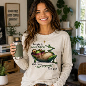 Grappige Relaxte Kikker Tri-Blend Shirt