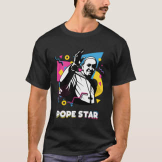 Grappige Religieuze Tshirts Voor Mannen - Popestar