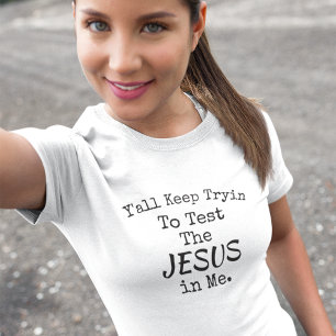 Grappige Religieuze Zuidelijke Uitdrukking Licht T-shirt