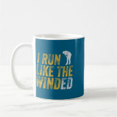 Grappige Ren Als Winded Wind Pun Koffiemok (Links)