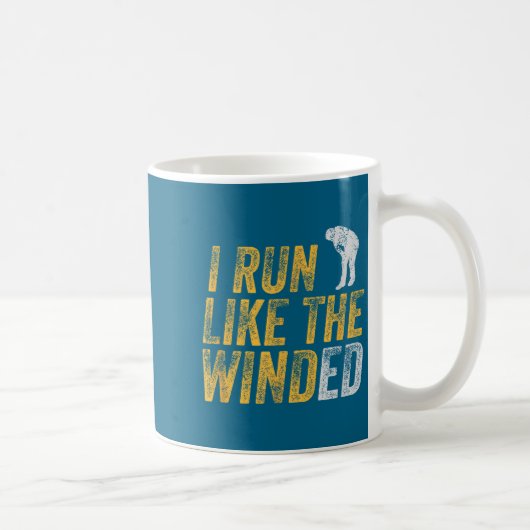 Grappige Ren Als Winded Wind Pun Koffiemok (Rechts)