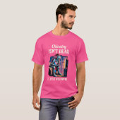 Grappige Renaissance Festival Ridder Ridderlijkhei T-shirt (Voorkant volledig)