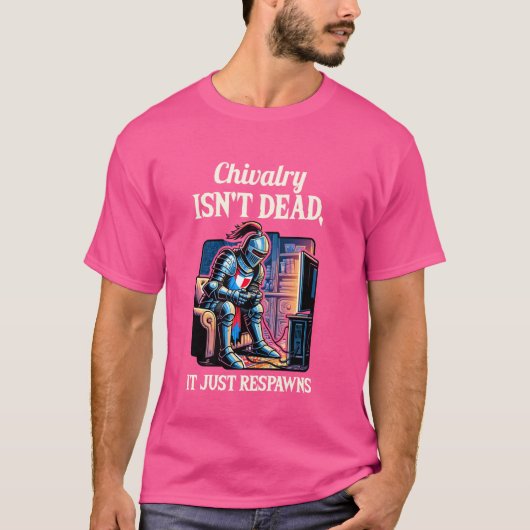 Grappige Renaissance Festival Ridder Ridderlijkhei T-shirt (Voorkant)