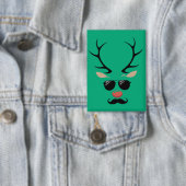 Grappige rendier kerst winter familie schattig her button (Insitu)
