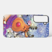 Grappige Rendier Kerstmis Samsung of iPhone gevall Samsung Galaxy Hoesje (Achterkant horizontaal)
