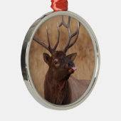 grappige rendieren metalen ornament (Rechts)