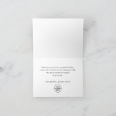 Grappige rendieren Vrolijk Kerstmis Corporate Groe Feestdagen Kaart (Binnen)