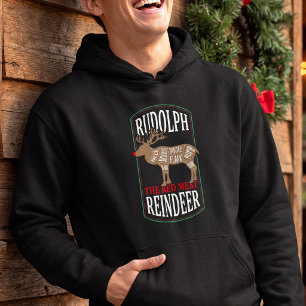 Grappige rendiervlees snijplaten - Kerstslager Cha Hoodie
