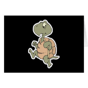 grappige rennende schildpad