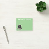 Grappige rennende waterbuffel cartoon post-it® notes (Kantoor)