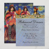 Grappige repetitie diner uitnodiging (Voorkant / Achterkant)