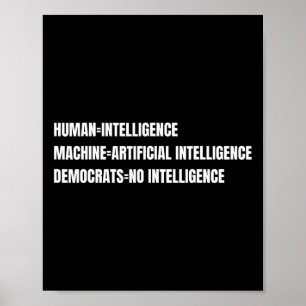Grappige Republikeinse Kiezersondersteuner Politie Poster