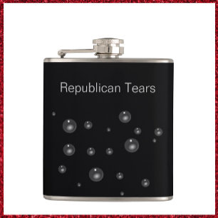Grappige Republikeinse Tears Flask Heupfles