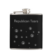 Grappige Republikeinse Tears Flask Heupfles (Voorkant)