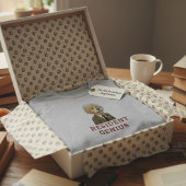 Grappige "Resident Genius" Hond Einstein Parodie Tri-Blend Shirt