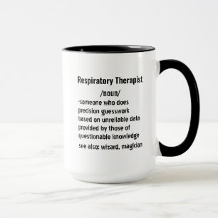 Grappige Respiratory Therapist Definitie geschenke Mok