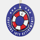 Grappige Retirement Cruise Vakantie Quote Keramisch Ornament (Links)