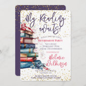 Grappige Retirement Reading wacht op feestje Kaart (Voorkant / Achterkant)