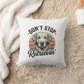 Grappige Retriever Hond Vintage Gravure Grafische  Kussen (Deken)