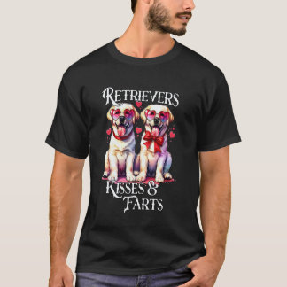 Grappige Retriever Kusjes Retriever Scheten Retrie T-shirt