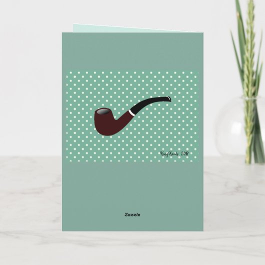 Grappige Retro 1950s Vaderdag Aangepast Bericht Kaart (Achterkant)