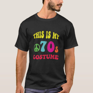 Grappige retro 1970S Dit is mijn jaren 70 kostuum T-shirt