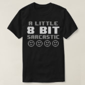 Grappige Retro 8 Bit Video Games Sarcasme Slogan v T-shirt (Design voorkant)