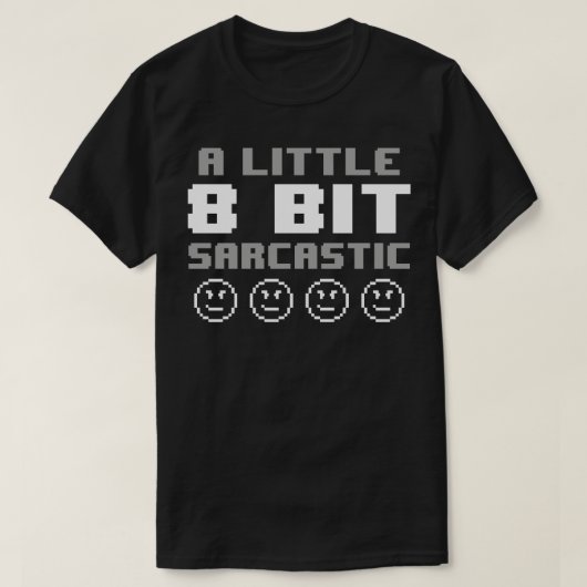 Grappige Retro 8 Bit Video Games Sarcasme Slogan v T-shirt (Design voorkant)
