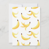 Grappige Retro Banaan Feest Artikelen Grappen Bewe Bedankkaart (Achterkant)