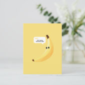 Grappige Retro Banaan Feest Artikelen Grappen Bewe Briefkaart (Staand voorkant)