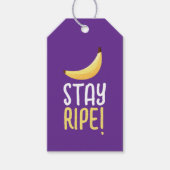 Grappige Retro Banaan Feest Artikelen Grappen Bewe Cadeaulabel (Voorkant)