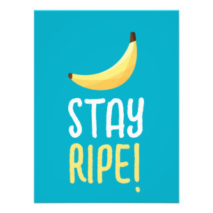 Grappige Retro Banaan Feest Artikelen Grappen Bewe Foto Afdruk