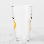 Grappige Retro Banaan Feest Artikelen Grappen Bewe Glas (Links)