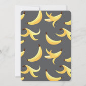 Grappige Retro Banaan Feest Artikelen Grappen Bewe Kaart (Achterkant)