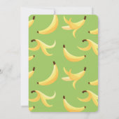 Grappige Retro Banaan Feest Artikelen Grappen Bewe Kaart (Achterkant)
