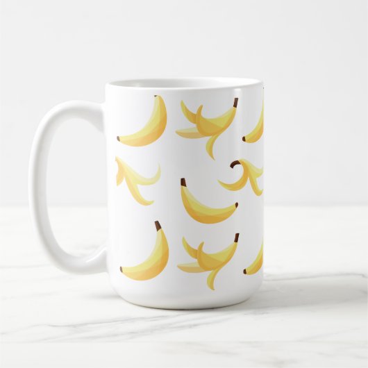 Grappige Retro Banaan Feest Artikelen Grappen Bewe Koffiemok (Links)