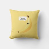 Grappige Retro Banaan Feest Artikelen Grappen Bewe Kussen (Voorkant)